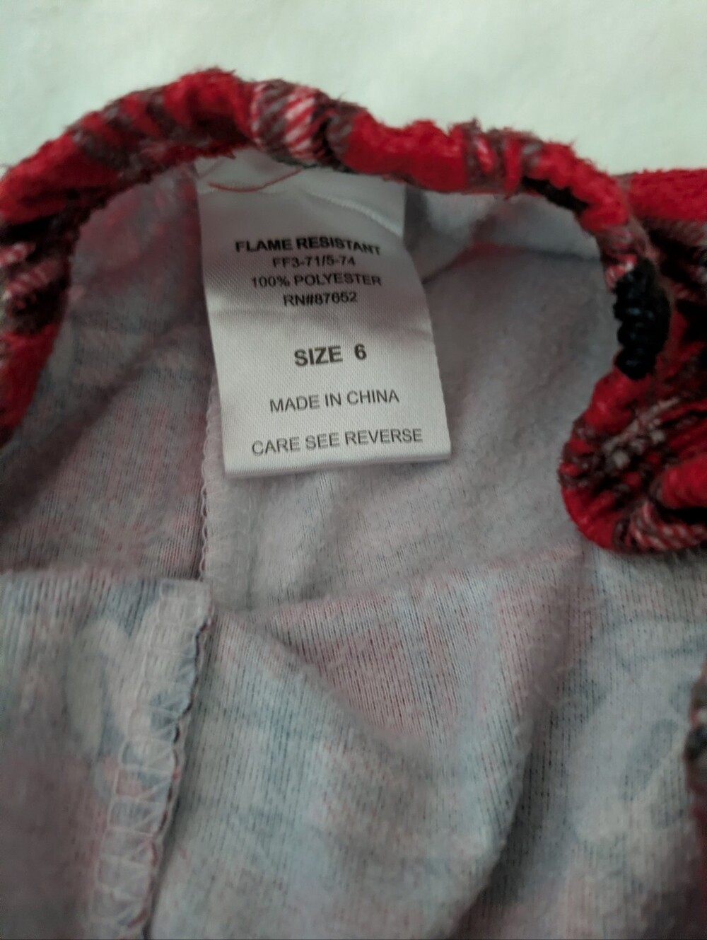 GUC Mickey Mouse Christmas winter snow plaid flannel shirt and pants pajama set - Picture 6 of 7